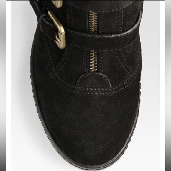 Ralph Lauren 2011 Collection “Forilla” ItalianSuede & Lamb Shearling Ankle Boot - Picture 4 of 16